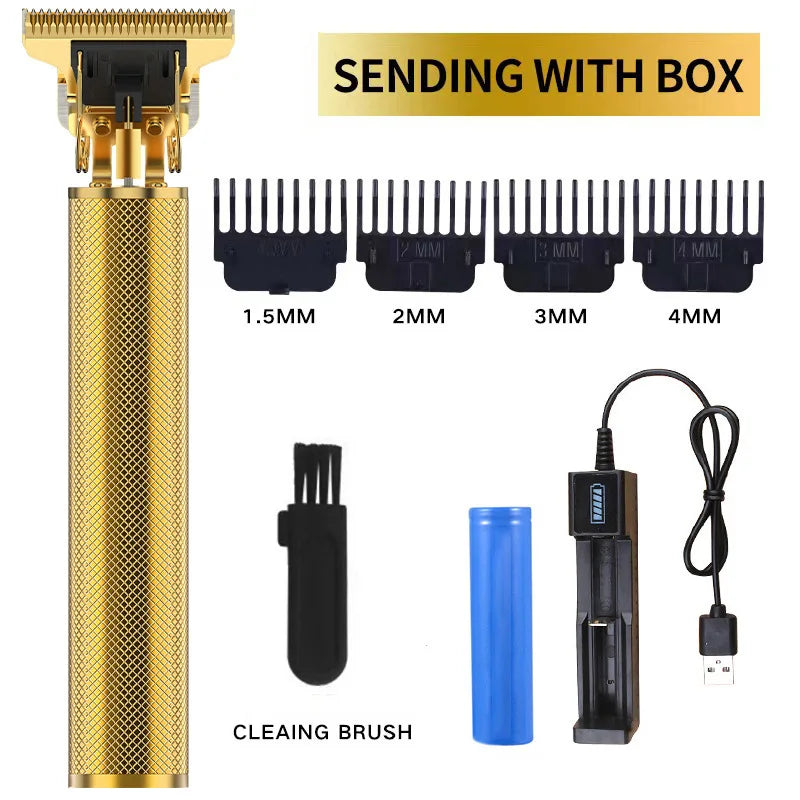 Hair Clippers Pet Grooming Tools  Shaving Machine Barber Scissors Head Carving Power Haircut Device Gold Lotus Brand