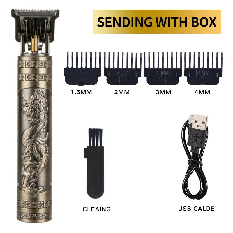 Hair Clippers Pet Grooming Tools  Shaving Machine Barber Scissors Head Carving Power Haircut Device Gold Lotus Brand