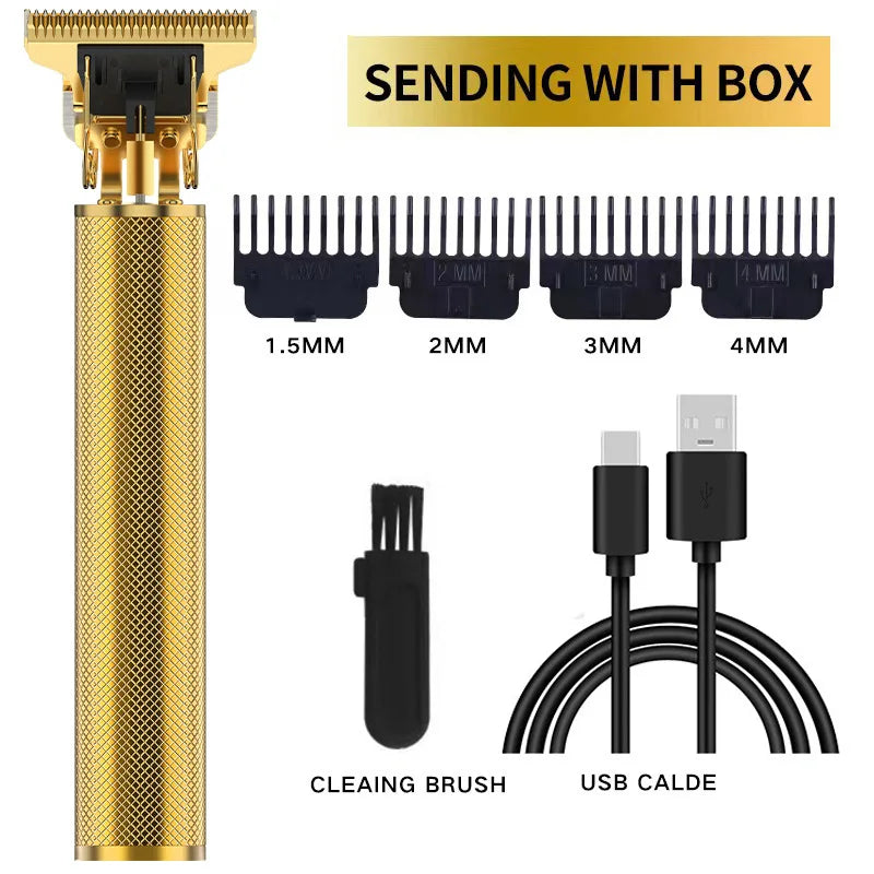 Hair Clippers Pet Grooming Tools  Shaving Machine Barber Scissors Head Carving Power Haircut Device Gold Lotus Brand