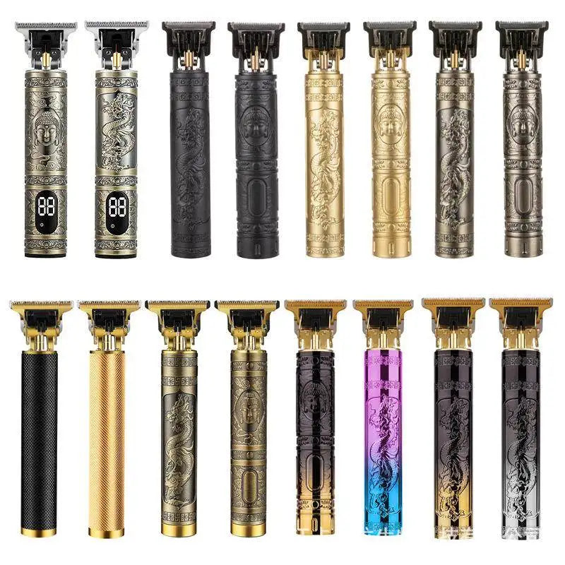 Hair Clippers Pet Grooming Tools  Shaving Machine Barber Scissors Head Carving Power Haircut Device Gold Lotus Brand