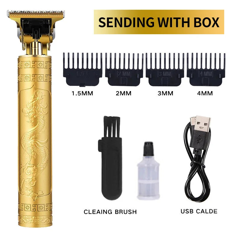 Hair Clippers Pet Grooming Tools  Shaving Machine Barber Scissors Head Carving Power Haircut Device Gold Lotus Brand