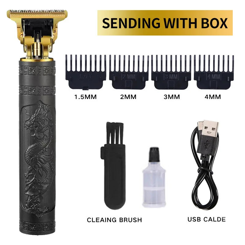 Hair Clippers Pet Grooming Tools  Shaving Machine Barber Scissors Head Carving Power Haircut Device Gold Lotus Brand