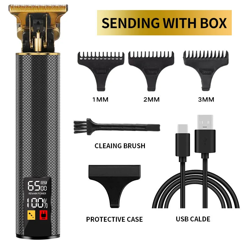 Hair Clippers Pet Grooming Tools  Shaving Machine Barber Scissors Head Carving Power Haircut Device Gold Lotus Brand