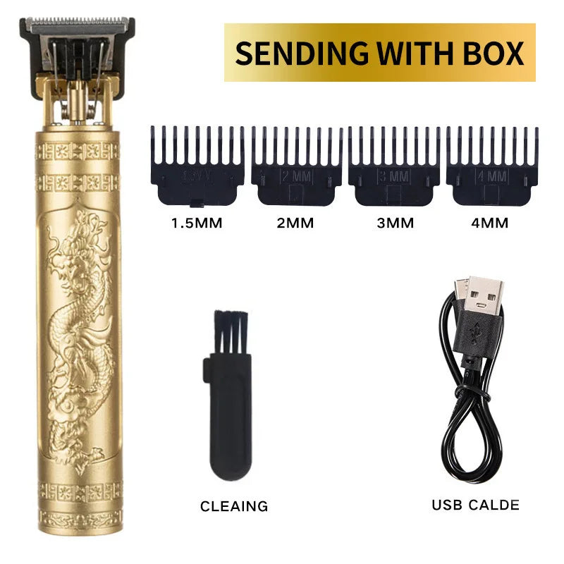 Hair Clippers Pet Grooming Tools  Shaving Machine Barber Scissors Head Carving Power Haircut Device Gold Lotus Brand