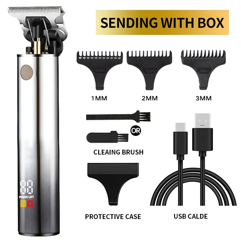 Hair Clippers Pet Grooming Tools  Shaving Machine Barber Scissors Head Carving Power Haircut Device Gold Lotus Brand